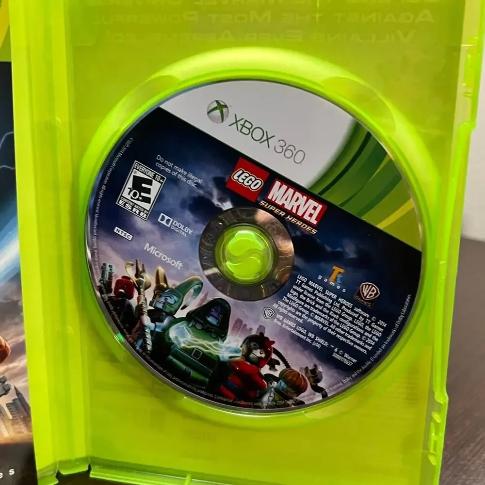 LEGO Marvel Super Heroes (Microsoft Xbox 360, 2013) CIB